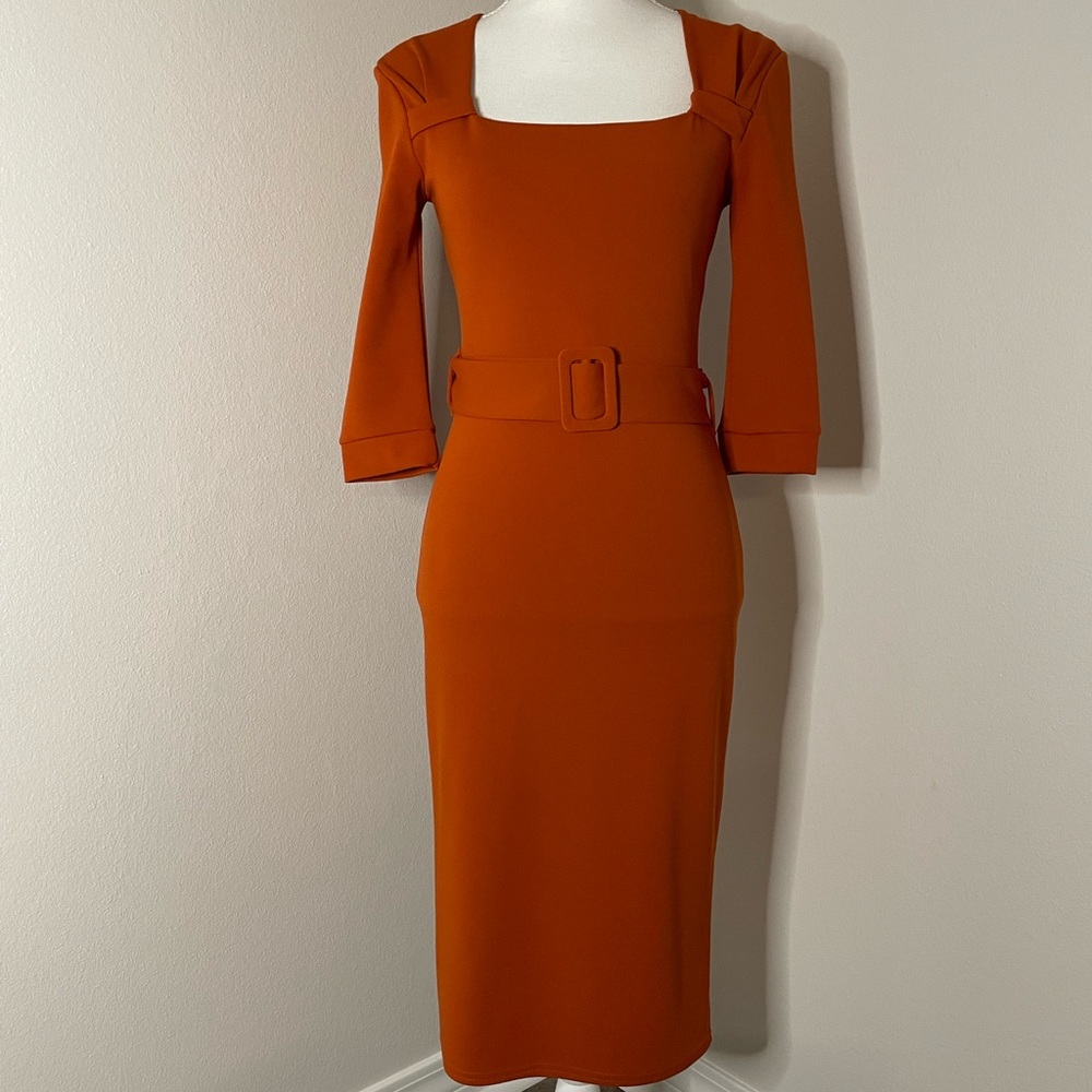 Vintage Chic Midi Dress Size 8